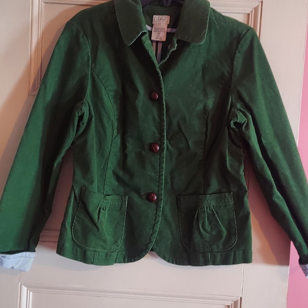 L.L. Bean Forest Green Women's Blazer